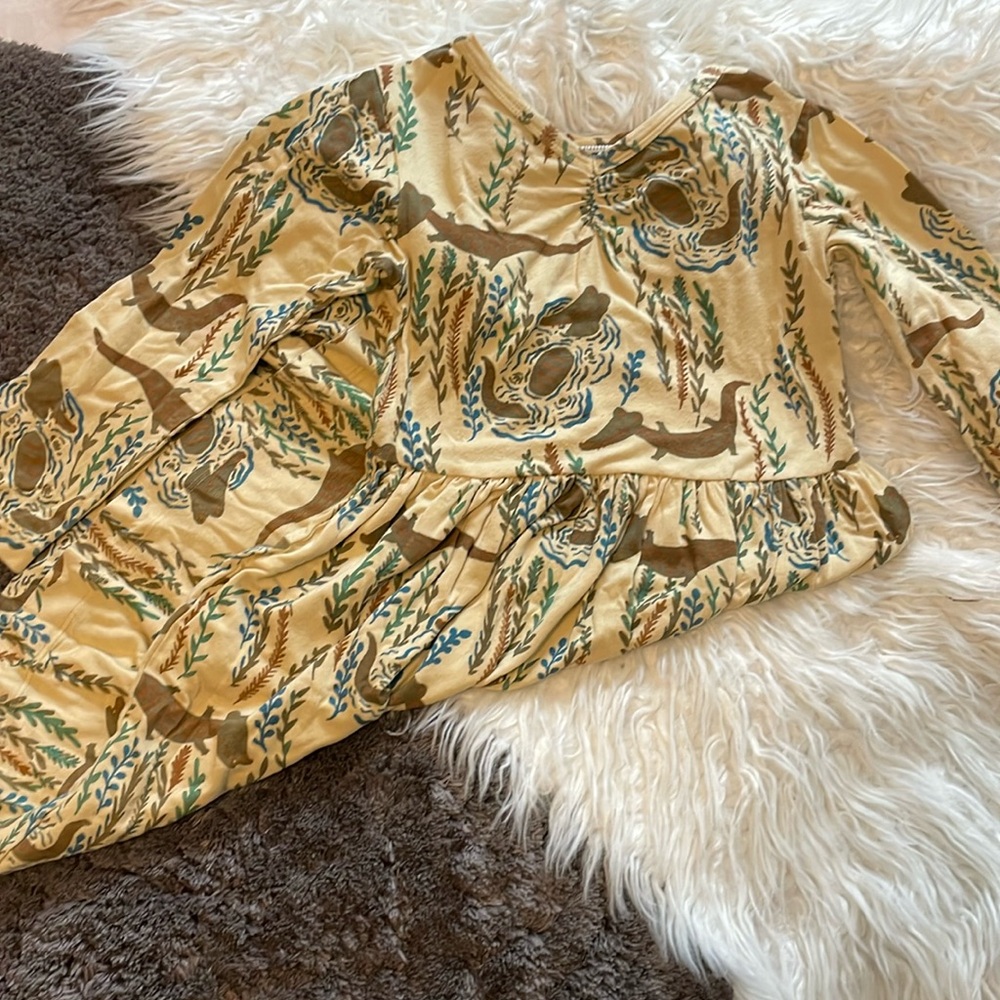 Kate Quinn 5Y Alligator Longsleeve Dress